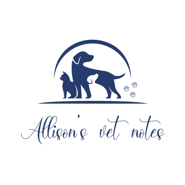 Allison's vet notes